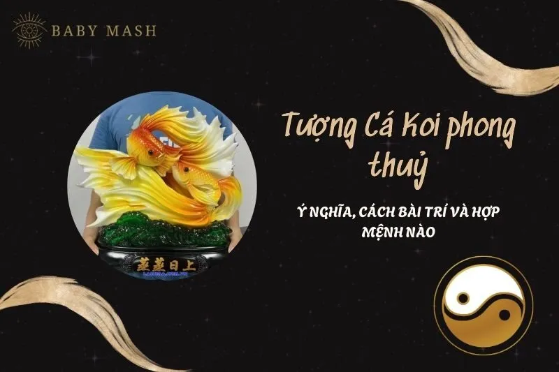 Tượng Cá Koi Phong Thuỷ 2025: Khám Phá Ý Nghĩa Và Cách Bài Trí