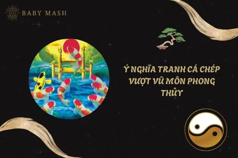 Khám Phá Ý Nghĩa Tranh Cá Chép Vượt Vũ Môn Phong Thủy 2025