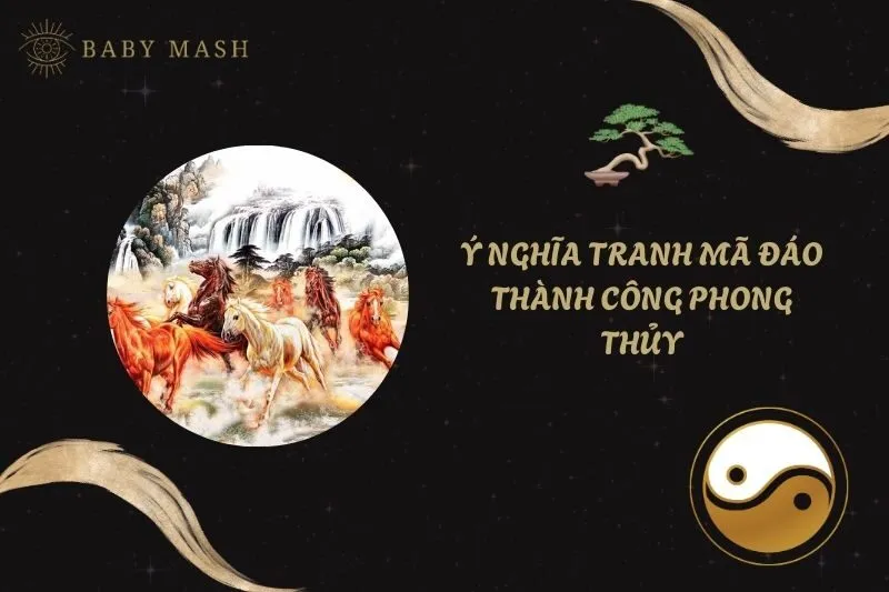 Khám Phá Ý Nghĩa Tranh Mã Đáo Thành Công Phong Thủy 2025