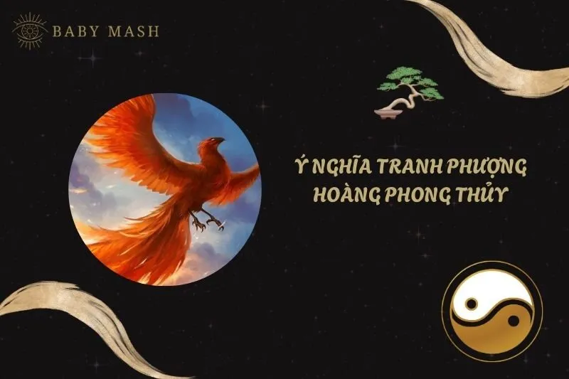 Ý nghĩa tranh phượng hoàng phong thủy và cách treo đúng 2025